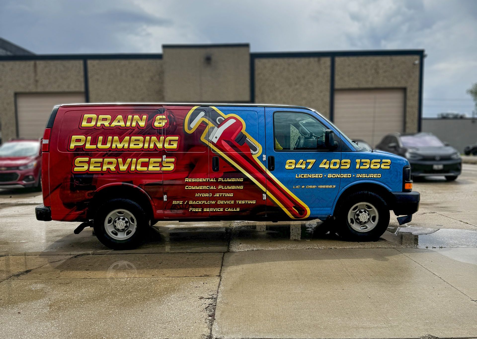 Drain & Plumbing Service | AdWrap Graphics
