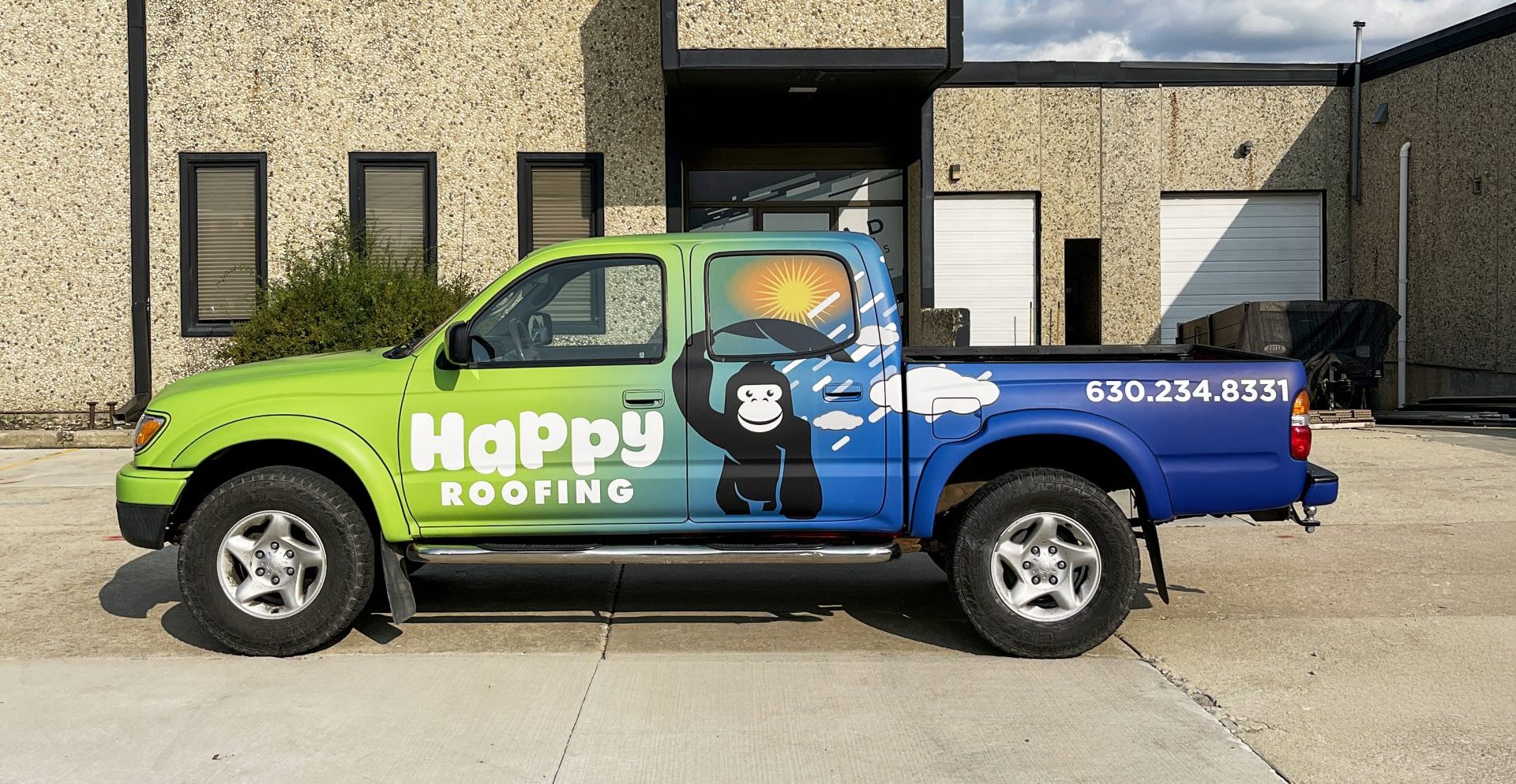 Happy Roofing | AdWrap Graphics